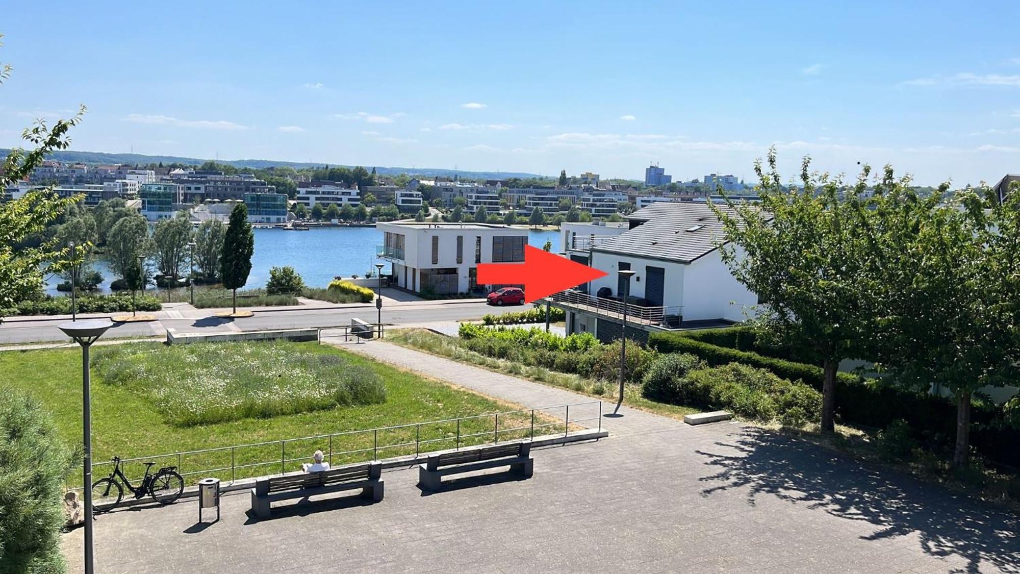 Haus Mit Panoramablick Auf Den Phoenixsee Dortmund Eksteriør bilde